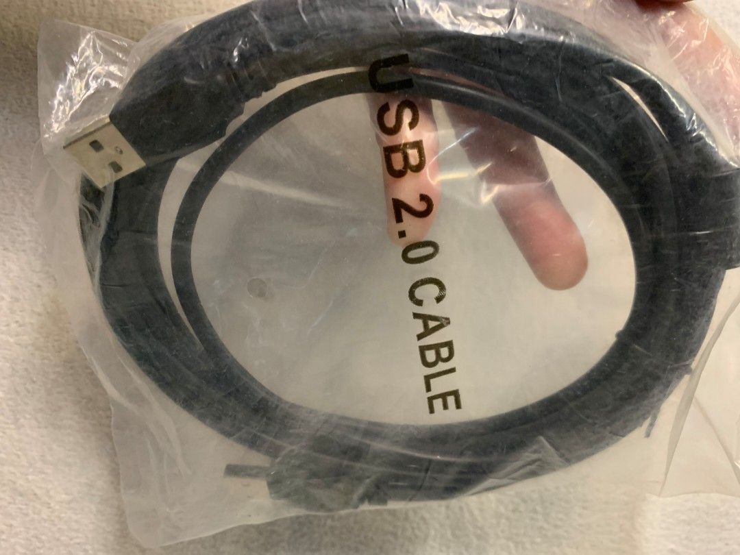 USB 2.0 Cable Black Sealed Bag (Category: Cables & Adaptors) located in Baguio. Submitted by grazia.ivy (Listing ID 1469296566, Image 2). Description: - Type: Black USB 2.0 cable - Condition: Brand new, unused, and in original sealed packaging - Connectors: Standard USB on both ends - Design: Neatly coiled for easy storage - Shipping: Ships fast from the Philippines!.
