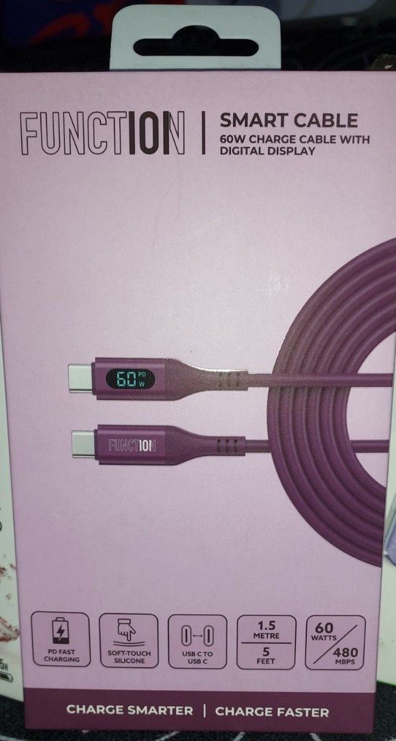 USB-C cable (Category: Other Gadgets) located in Manila. Submitted by pinkymary05 (Listing ID 1469309932, Image 1). Description: 60W usb-c to us-c.