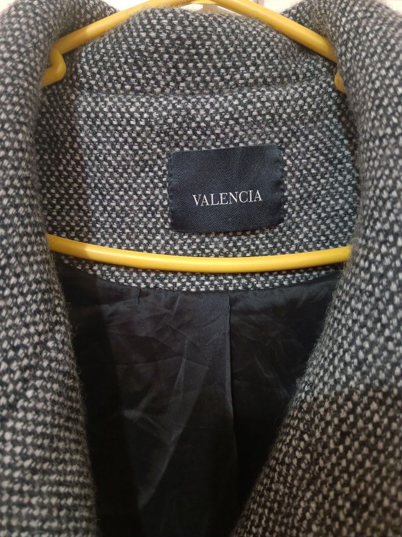 Valencia wool coat / winter coat (Category: Coats, Jackets and Outerwear) located in Paranaque City. Submitted by earlylux (Listing ID 1469330395, Image 2). Description: fits med to large thick wool coat .