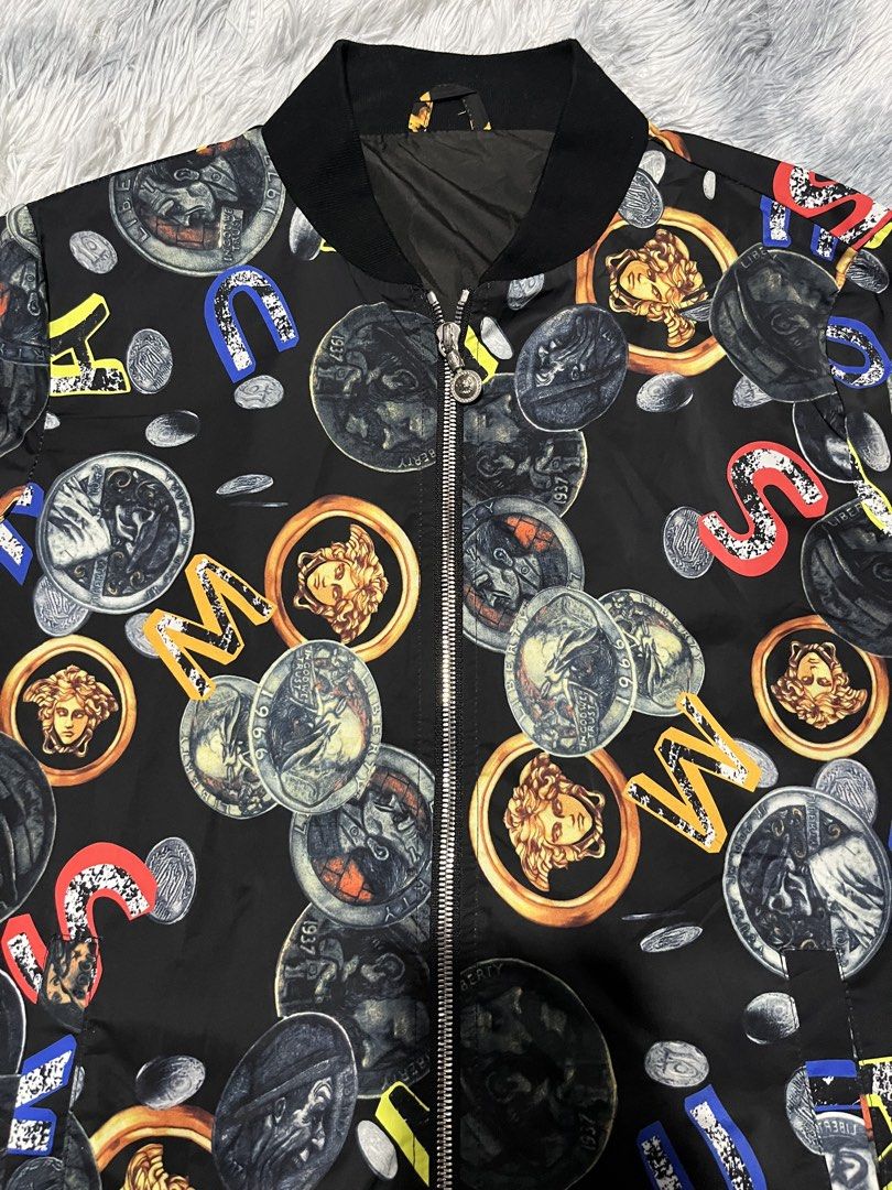 Versace Jacket (Category: Coats, Jackets and Outerwear) located in Sasmuan (Sexmoan). Submitted by winterclothes.ph (Listing ID 1469187307, Image 2). Description: Versace Jacket S-M Women’s Width 19 Length 24.5 Excellent Condition.