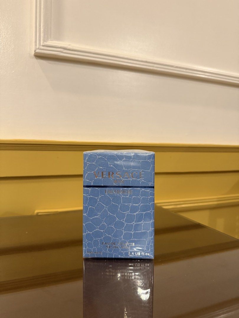 Versace Man Eau Fraiche 100ml Eau De Toilette (Category: Fragrance & Deodorants) located in Manila. Submitted by _____car0usell (Listing ID 1469285764, Image 2). Description: - Versace Man Eau Fraiche Eau de Toilette - brand new and still sealed in original plastic wrapping - ideal for gifts (still sealed) - authentic, US bought - original price Php 7.6k.