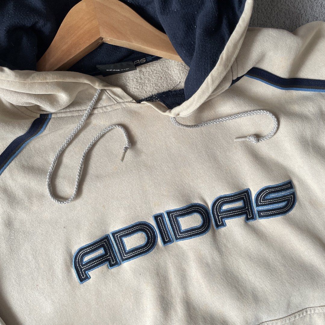 Vintage Adidas Pullover Cream Hoodie Jacket (Category: Coats, Jackets and Outerwear) located in Makati City. Submitted by hdn.rck (Listing ID 1469307099, Image 2). Description: .
