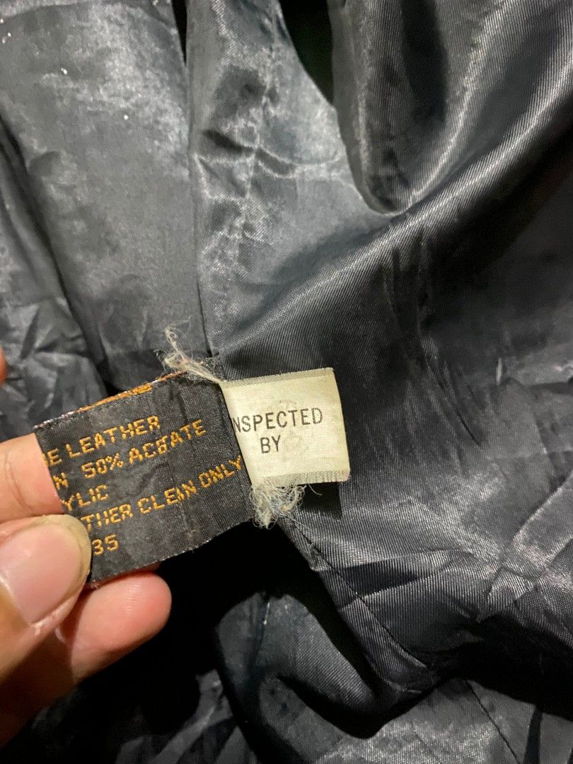 Vintage Adler Since 1955 Black Leather Jacket (Category: Coats, Jackets and Outerwear) located in Real. Submitted by koymiksbuynsell (Listing ID 1469268594, Image 3). Description: 22 width 31 length .
