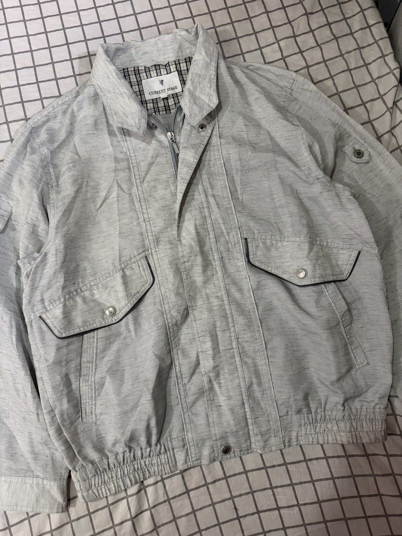 Vintage Current Stage bomber-style jacket (Category: Coats, Jackets and Outerwear) located in Quezon City. Submitted by pinkyswearshop (Listing ID 1469238942, Image 2). Description: .