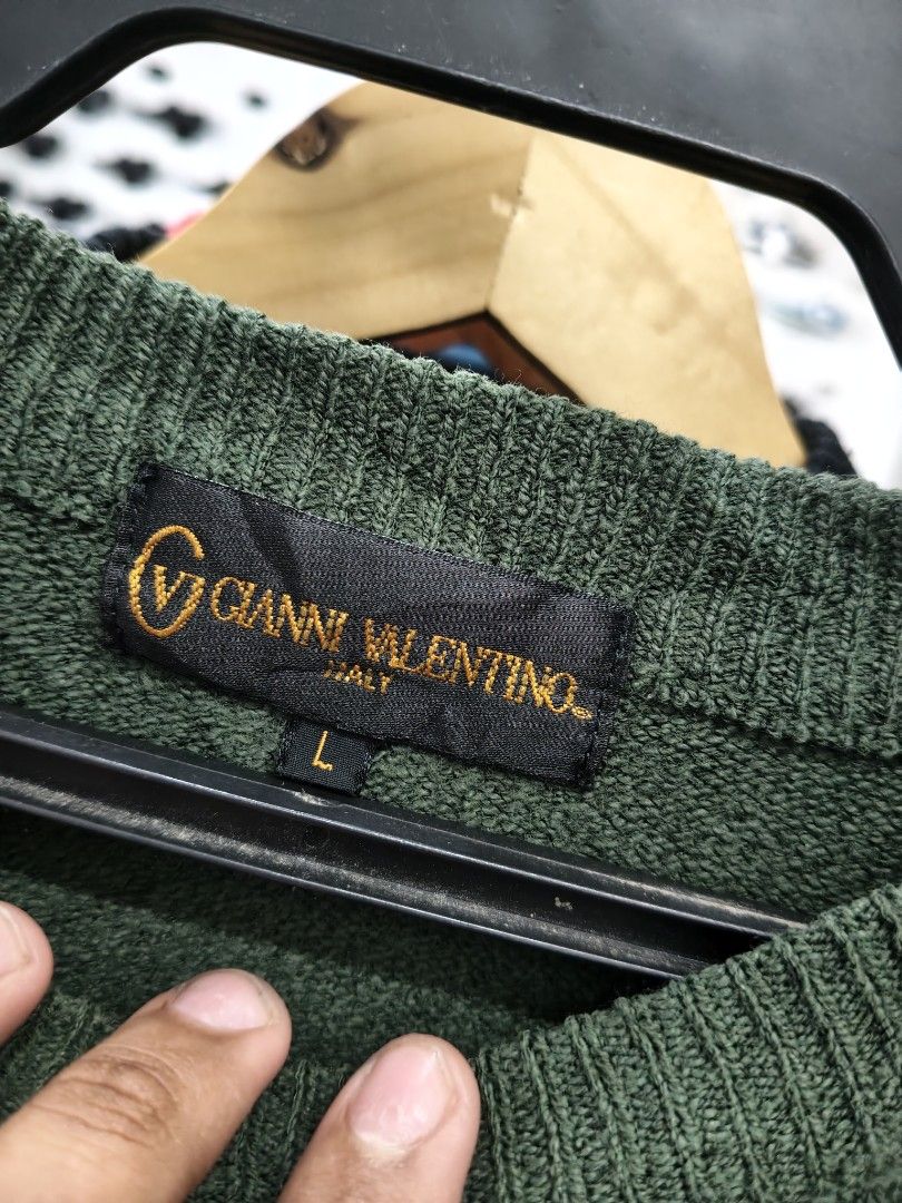 Vintage Gianni Valentino knitted pull over jacket (Category: Coats, Jackets and Outerwear) located in Cabadbaran. Submitted by jem1124 (Listing ID 1469223387, Image 3). Description: 25x26 excellent condition No issue.