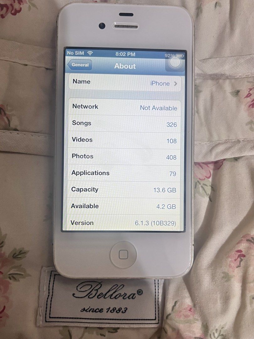 vintage iphone 4s digicam quality camera nostalgia (Category: Others) located in Quezon City. Submitted by shiikwa (Listing ID 1469288595, Image 3). Description: for sale~ pre-loved iPhone 4s 16gb with cord ( use any type C for adaptor) description: - smooth and no scratches - all working crips buttons malinaw both cam - super fast niya and not laggy - no apple id and no icloud - has 20+ mini games (ex: minecraft) - will delete all photos before 