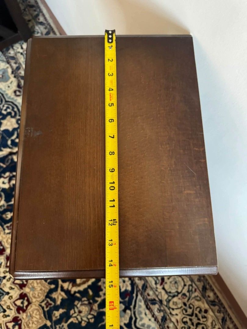 Vintage Karimoku Telephone Rack Side Table Cabinet (Category: Shelves, Cabinets & Racks) located in Quezon City. Submitted by dannikkishoppe2 (Listing ID 1469245598, Image 3). Description: Vintage Karimoku Telephone Rack Side Table Cabinet‼️₱4800‼️ In good condition Please manage your expectations as there might be minimal flaws. Color may vary due to lighting, it may appear darker or lighter in person. Check photos first before buying. Please re