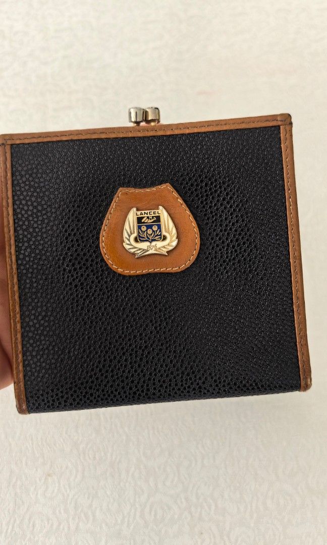 Vintage Lancel Kisslock wallet (Category: Wallets & Card holders) located in Tuguegarao City. Submitted by zenphoenix-7ad615 (Listing ID 1469200316, Image 2). Description: With bill slot With coin slot and card slot 3.80 by 4 inches.