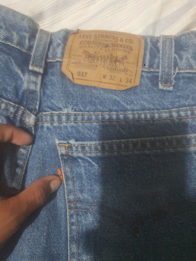 Vintage Levi's 517 Boot Cut Orange Tab (Category: Jeans) located in Butuan. Submitted by alovier1992 (Listing ID 1469253949, Image 3). Description: .