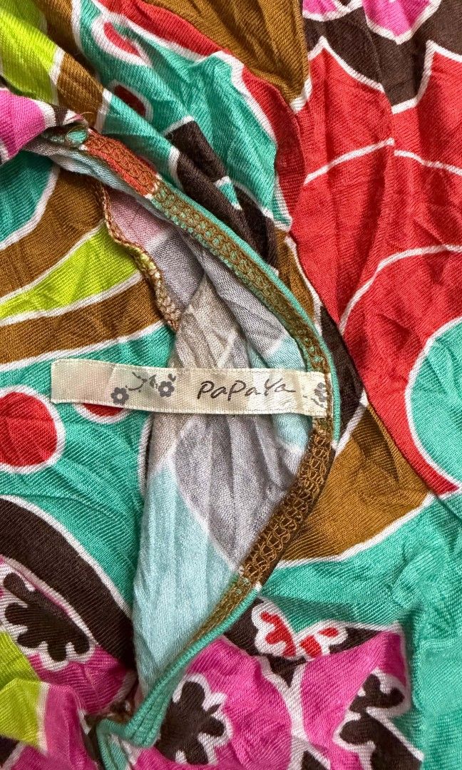 Vintage papaya dress (Category: Dresses) located in Naga. Submitted by annyeongsayongtanan (Listing ID 1469294235, Image 2). Description: vintage papaya dress, size small to med (strechable(.