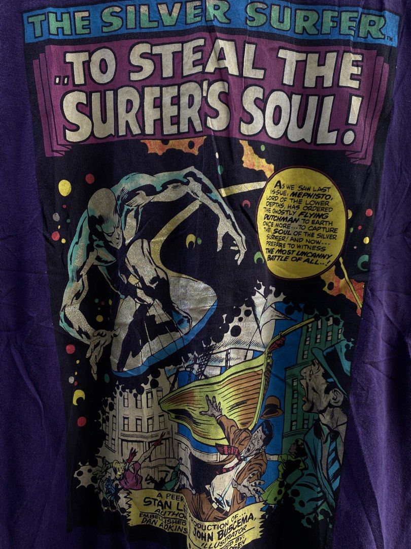 Vintage The Silver Surfer Marvel shirt 2011 (Category: Tshirts & Polo Shirts ) located in Cagwait. Submitted by roundsociety_ph (Listing ID 1469161946, Image 2). Description: .