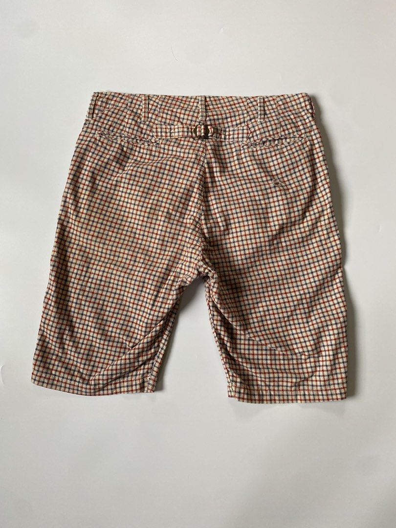 Vintage Visvim Check Plaid Shorts (Category: Shorts) located in Baguio. Submitted by the_gunstore (Listing ID 1469328116, Image 1). Description: Size tagged: M Issue: Hole Waistline:16.5(33) Full Length:22.5 Thigh:12 Leg Opening:9.5 Inseam:10.5 Knee: Front Rise:12.