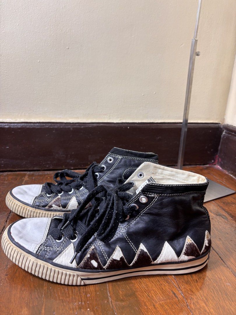 Visvim Kiefer Hi (Nez Perce / Cowhide Mountain Patchwork Edition) (Category: Casual Shoes) located in Manila. Submitted by earlylifecrisis (Listing ID 1469269073, Image 2). Description: Size 9.5 Condition 8.5/10 Measure it by inch Insole: 11.5 Outsole: 12.5 Heels: 1.5 •Refund / Returns not allowed allowed •Please do check the dimensions size on labels sometimes are not accurate on the sizing •Ask me before purchasing.