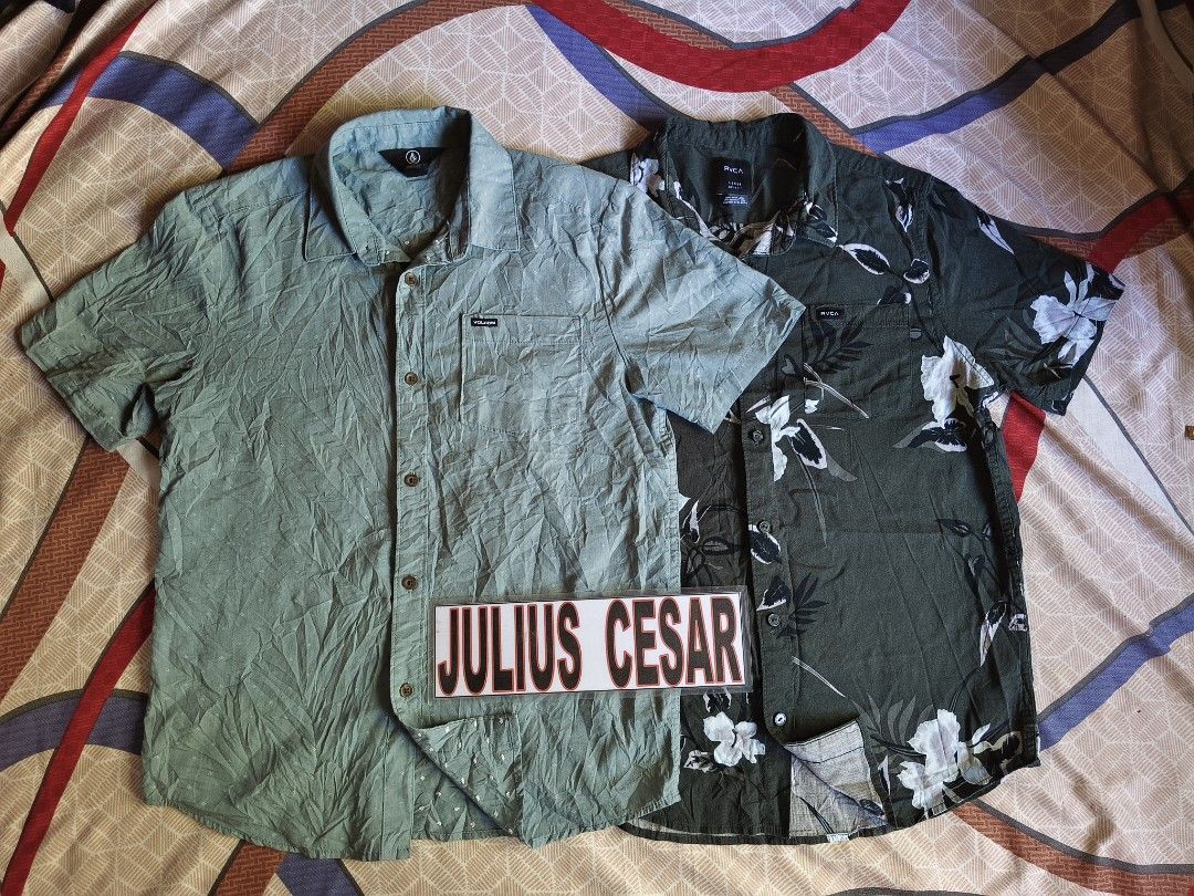 VOLCOM X RVCA SHORTSLEEVE POLO (Category: Tshirts & Polo Shirts ) located in Baguio. Submitted by thriftjc (Listing ID 1469168641, Image 3). Description: ptpa for sale 380 each +sf VOLCOM X RVCA SHORTSLEEVE POLO both fit small mens both large youth on tags 18.5-19x24.5 actual dimes excellent condition both need wash volcom.