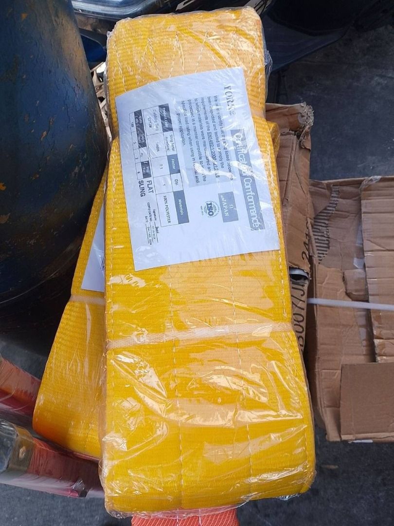 Webbing sling Brand: York specs: 3x6tons (Category: Everything Else Others) located in Manila. Submitted by joeyroque09 (Listing ID 1469236474, Image 1). Description: Webbing sling Brand: York specs: 3x6tons .