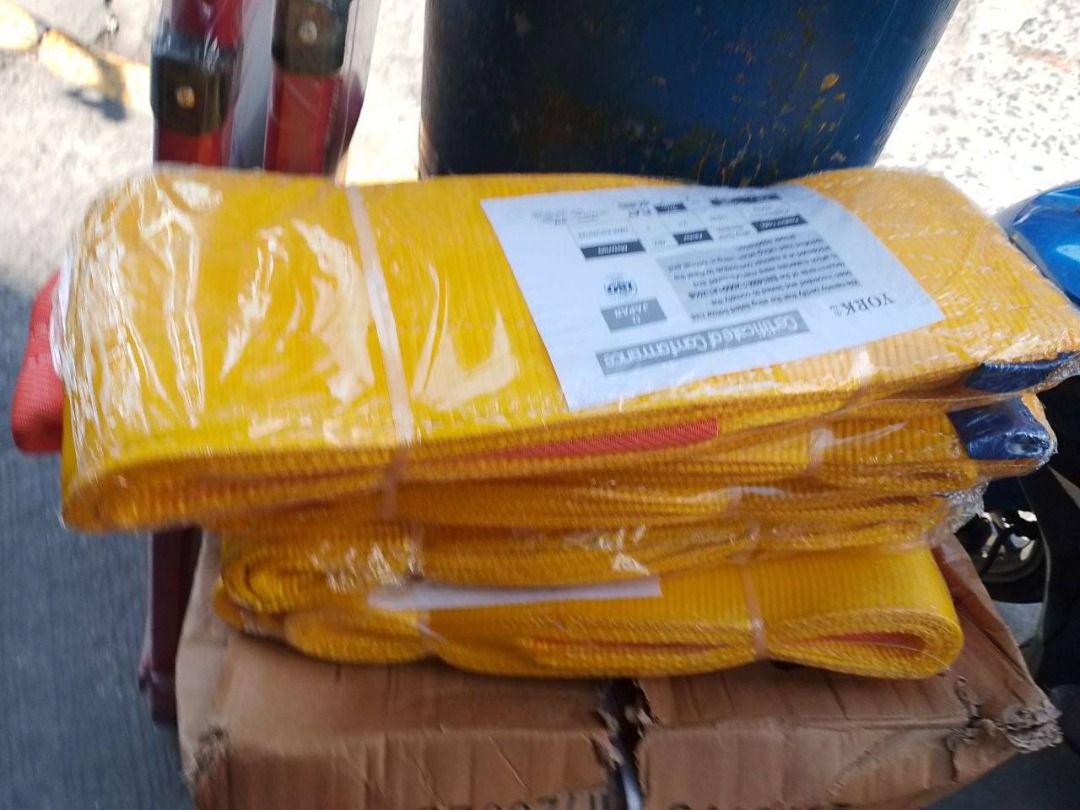 Webbing sling Brand: York specs: 3x6tons (Category: Everything Else Others) located in Manila. Submitted by joeyroque09 (Listing ID 1469236474, Image 3). Description: Webbing sling Brand: York specs: 3x6tons .