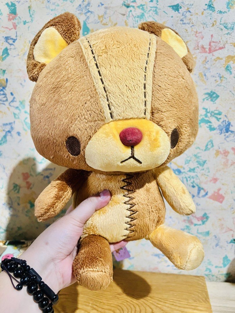 Wind-up Truffle Plush Toy (Category: Plushies & Soft Toys) located in Taguig. Submitted by lae.onlineshop (Listing ID 1469392914, Image 2). Description: Wind-up Truffle Plush Toy *With etiketa(TAITO) and paper tag *Clockwork Truffle Bear Plush *THE COLOR MAY SLIGHTLY DIFFER FROM ACTUAL DUE TO LIGHTING AND/OR SCREEN RESOLUTION. Size: approx 30cm (ear to toe) Issue: zero to minimal cleaning needed, may small flaw sa nose (see last photo), AS IS. ‼️