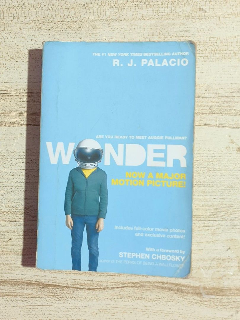 Wonder by R.J. Palacio (Category: Storybooks) located in Rizal. Submitted by irea_aeri (Listing ID 1469291176, Image 1). Description: Expect signs of use and wear. RFS: Decluttering. Need funds. MOP: GCash, MariBank, Maya MOD: J&T, Lalamove.