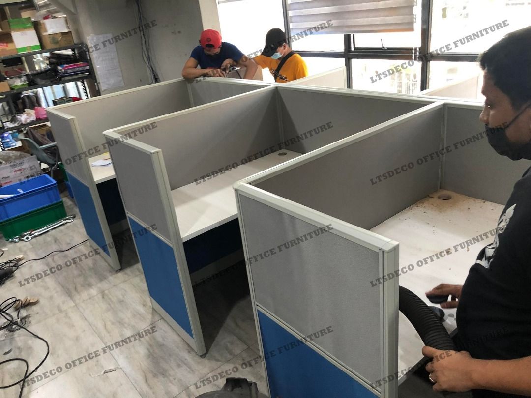 workstation tables modular customized office partition furnitures (Category: Office Furniture & Fixtures) located in Caloocan City. Submitted by cheska.ltsdeco (Listing ID 1469242279, Image 2). Description: 👉Are you looking for WORKSTATION, MODULAR CUBICLES OFFICE PARTITION, and OFFICE FURNITURE SUPPLIER? LTSDECO Furniture, is direct supplier, manufacturer, and trusted provider of high quality, affordable and durable modular office divider parti