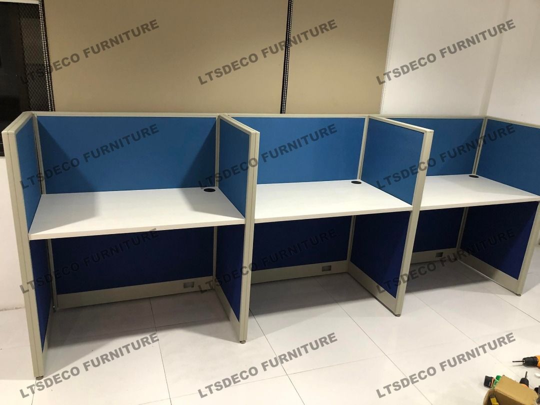 workstation tables modular office partition furnitures customized (Category: Office Furniture & Fixtures) located in Caloocan City. Submitted by cheska.ltsdeco (Listing ID 1469186726, Image 1). Description: 👉Are you looking for WORKSTATION, MODULAR CUBICLES OFFICE PARTITION, and OFFICE FURNITURE SUPPLIER? LTSDECO Furniture, is direct supplier, manufacturer, and trusted provider of high quality, affordable and durable modular office divider parti