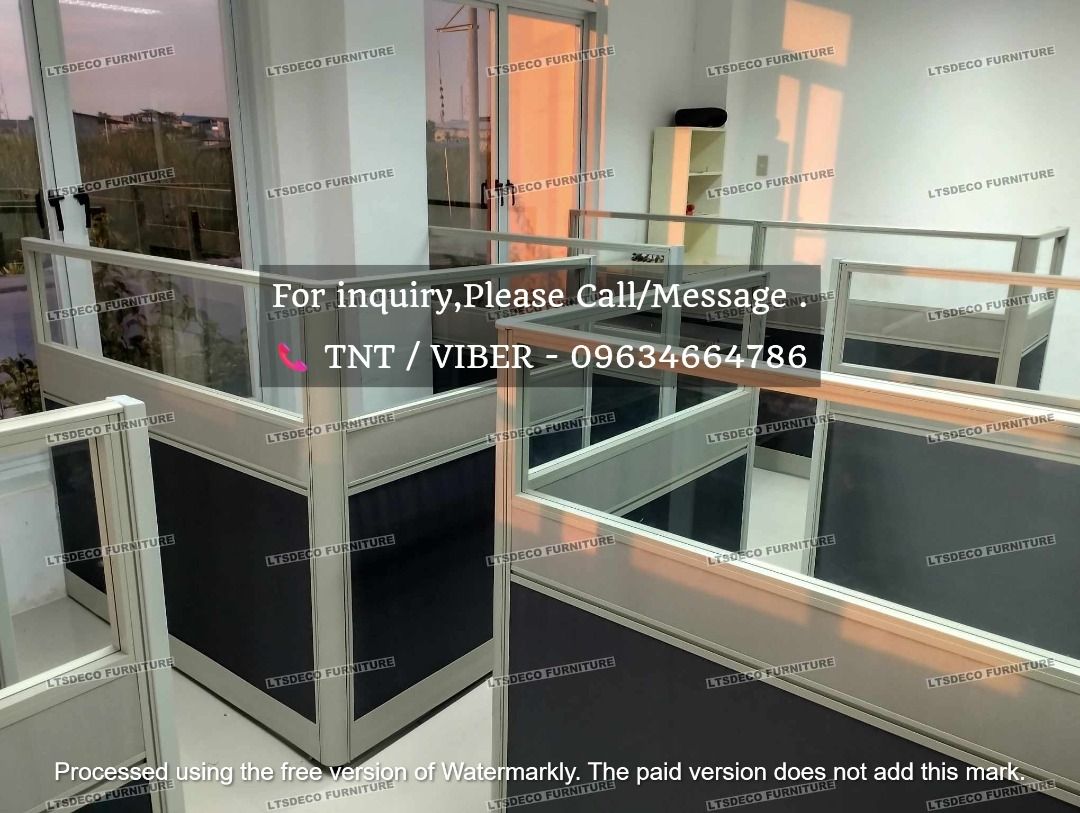 workstation tables modular office partition office furnitures (Category: Office Furniture & Fixtures) located in Quezon City. Submitted by 09634664786 (Listing ID 1469189711, Image 3). Description: 👉Are you looking for WORKSTATION, MODULAR CUBICLES OFFICE PARTITION, and OFFICE FURNITURE SUPPLIER? LTSDECO Furniture, is direct supplier, manufacturer, and trusted provider of high quality, affordable and durable modular office divider partition, hom