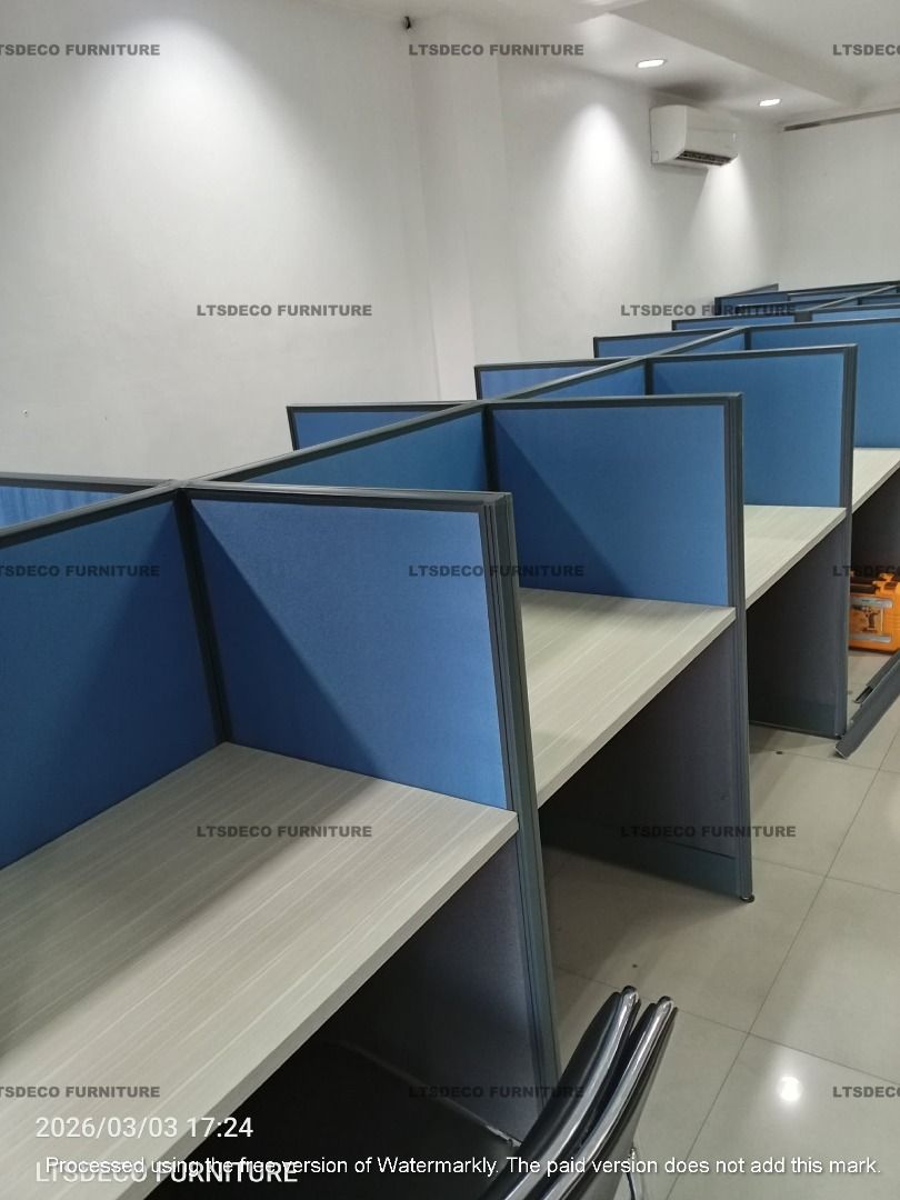workstation tables modular office partition furniture customized (Category: Office Furniture & Fixtures) located in Caloocan City. Submitted by cheska.ltsdeco (Listing ID 1469229420, Image 2). Description: 👉Are you looking for WORKSTATION, MODULAR CUBICLES OFFICE PARTITION, and OFFICE FURNITURE SUPPLIER? LTSDECO Furniture, is direct supplier, manufacturer, and trusted provider of high quality, affordable and durable modular office divider partit