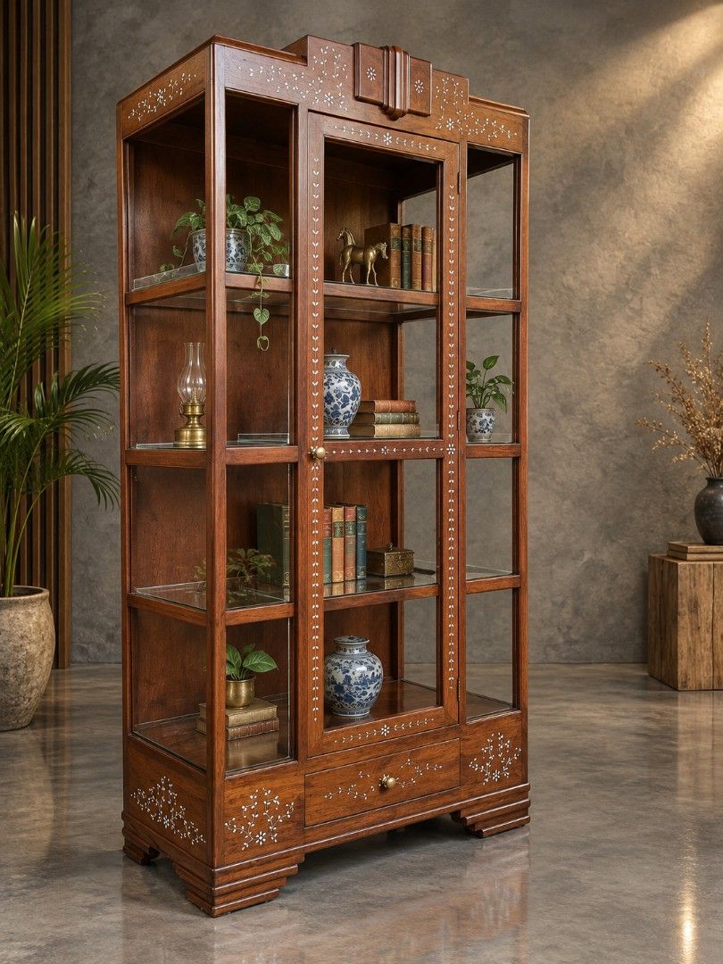 Xi1. DISPLAY CABINER / PLATERA (Category: Shelves, Cabinets & Racks) located in Manila. Submitted by abachejohn85405 (Listing ID 1469285994, Image 3). Description: BEAUTIFUL PLATERA/ DISPLAY CABINET- SOLID NARRA * Vintage * Newly Refurbished * Ready to use * Solid Narra Dimension: H-77 L-39.3 W-20 All in inches 🚛 We deliver NATIONWIDE at buyer's expense. ✅ Transportify/Lalamove ✅ Pambato & Moreta Shipping Lines ✅ Victory Liner Cargo ✅ Daily Over