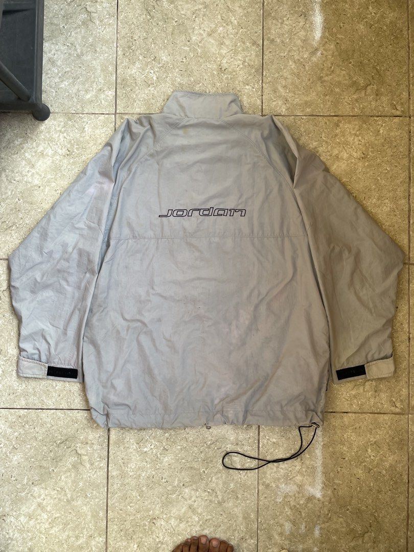 Y2k Jordan Windbreaker Jacket (Category: Coats, Jackets and Outerwear) located in Pasig City. Submitted by void_supply (Listing ID 1469291901, Image 2). Description: Discoloration, yellowing .