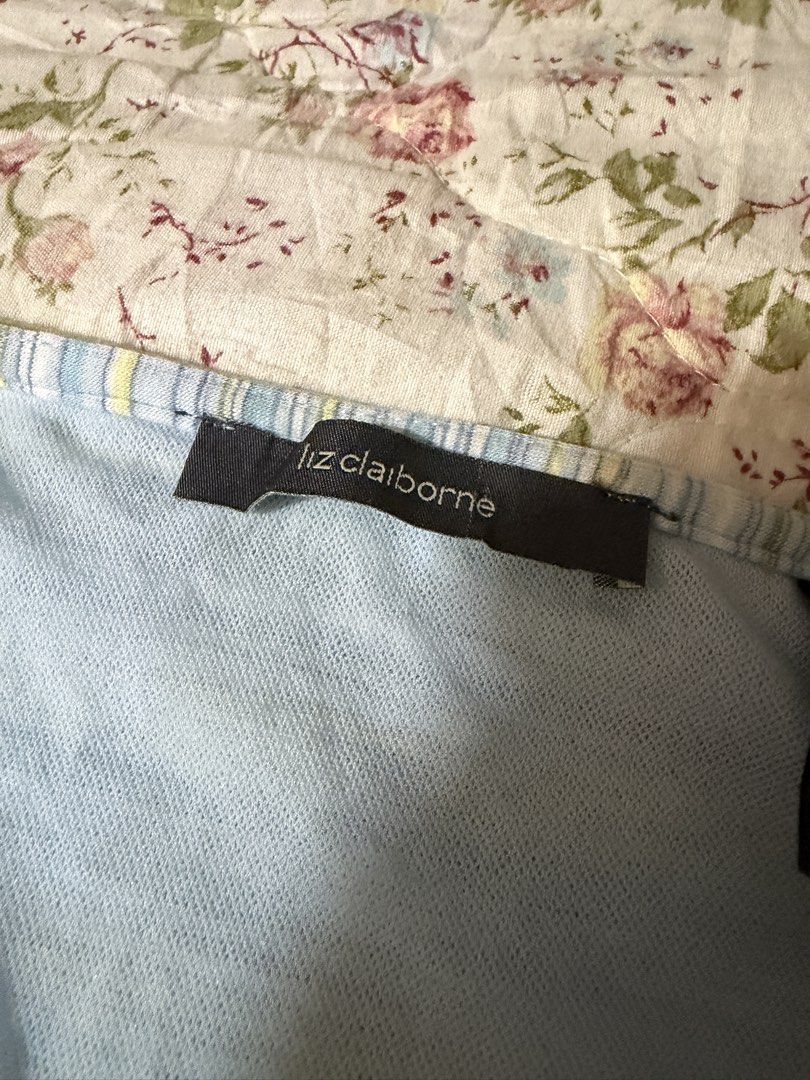 Y2K Pastel Stripe Top (Category: Longsleeves) located in Muntinlupa City. Submitted by herellas0504 (Listing ID 1469302802, Image 3). Description: Y2K Pastel Stripe Top Mine: 299 | Lock: 399 ———————————— size: med-large (can keri small but not fit) no issue, need wash only might keep!.