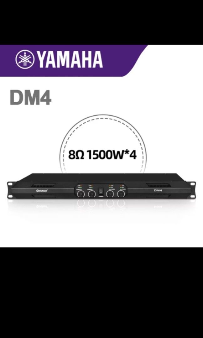 yamaha power amplifier (Category: Soundbars, Speakers & Amplifiers) located in San Pedro. Submitted by swiftriver_488025 (Listing ID 1469223379, Image 1). Description: for sale brand new yamaha power amplifier dm4.