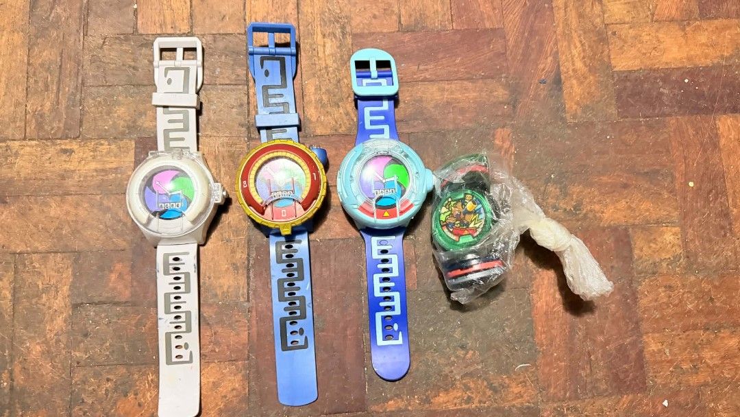 Yokai watches OG (Category: Interactive Toys) located in Paranaque City. Submitted by fdc_cashmoney (Listing ID 1469384501, Image 1). Description: original yokai watches for sale needs new batteries complete with discs super rare 2000 take all can trade for transformers/cellphones location bacoor cavite .
