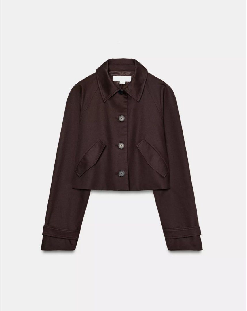 Zara Brown Jacket (Category: Coats, Jackets and Outerwear) located in Caloocan City. Submitted by gazellection.shop (Listing ID 1469163139, Image 2). Description: Zara Brown Jacket BNWT Fixed price posted. I will not entertain low offer..