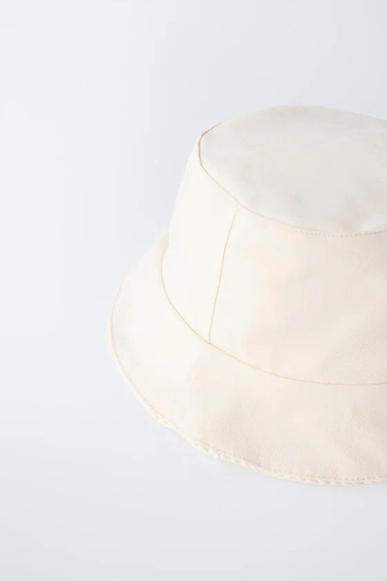 Zara Ecru Beige Crochet Bucket Hat (Category: Babies & Kids Fashion) located in Taguig. Submitted by madeasoncloset (Listing ID 1469217325, Image 3). Description: Size 6-9 on tag Cute for little ladies .