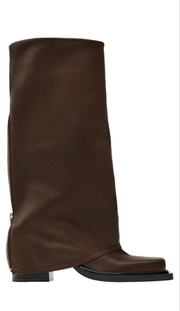 ZARA Knee High Boots (Category: Boots) located in Bulacan. Submitted by hurrynshop (Listing ID 1469195034, Image 1). Description: Rush Super pretty nito in person wrong size lang talaga kaya ko ibebenta. Sold out na to sa website nila. Size EU 36 Price is negotiable.
