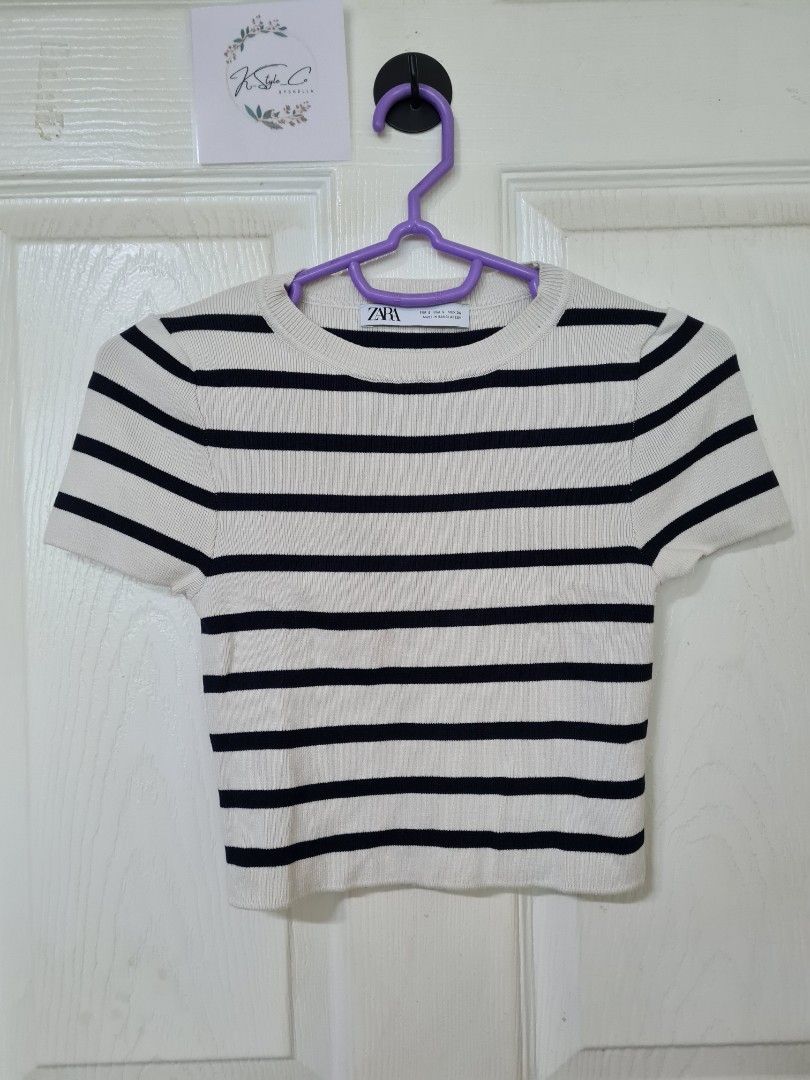 Zara Knit Shirt (Category: Shirts) located in Baguio. Submitted by k_style_co_preloved (Listing ID 1469305191, Image 1). Description: .