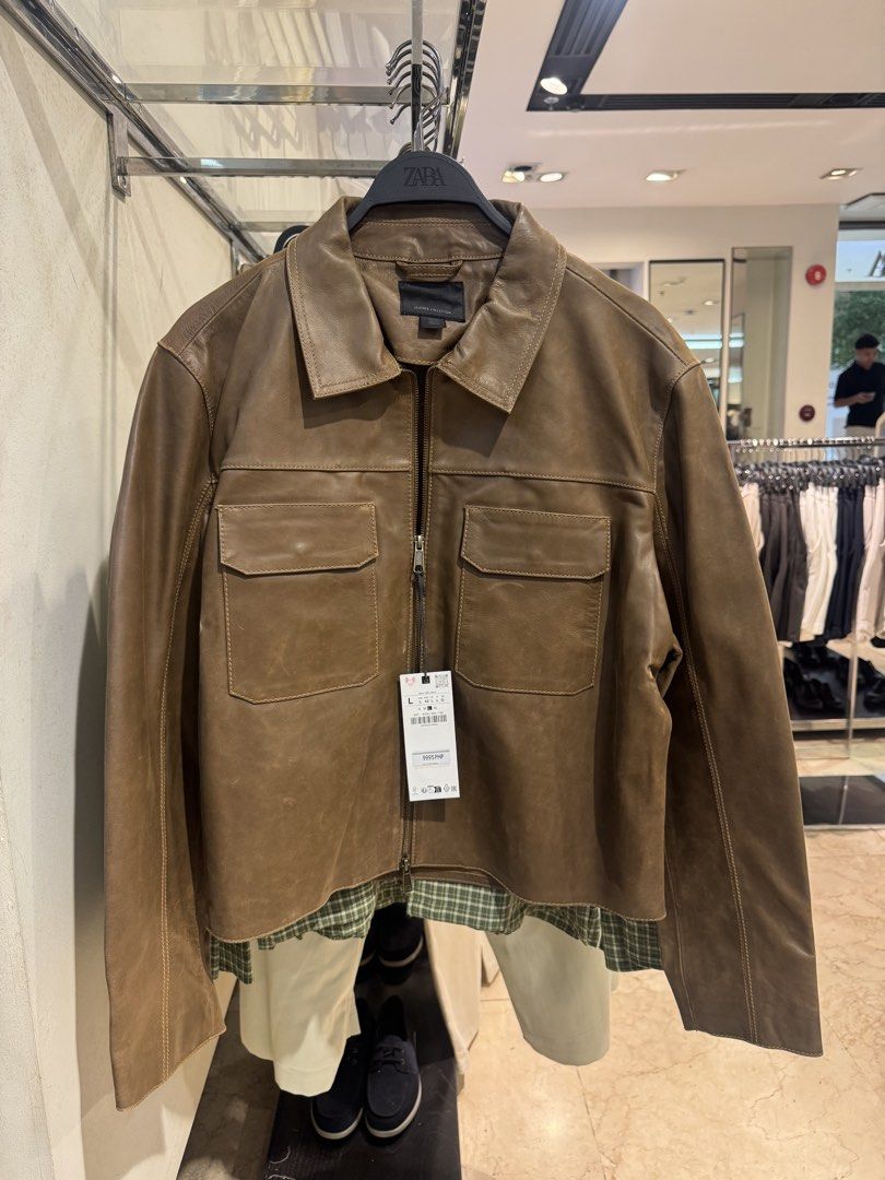 Zara Leather jacket (New Collection) (Category: Coats, Jackets and Outerwear) located in Makati City. Submitted by ysabellaaaa (Listing ID 1469285659, Image 1). Description: .