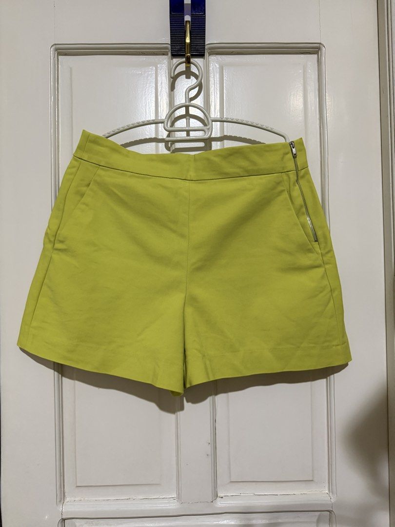 Zara Lime Yellow Tailored Shorts (Category: Shorts) located in Marikina City. Submitted by louvy.r (Listing ID 1469385848, Image 1). Description: .