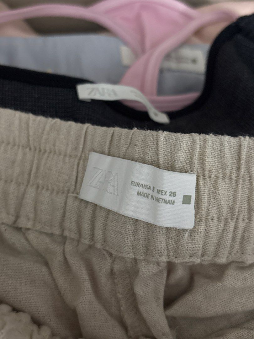 Zara Linen Pants Beige (Category: Other Bottoms) located in Makati City. Submitted by aliyahspreloved (Listing ID 1469260528, Image 2). Description: .