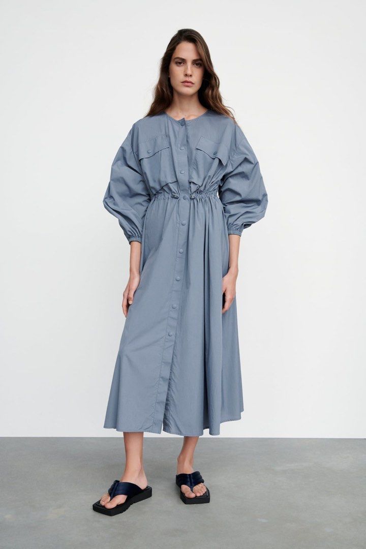 Zara Shirt Dress (Category: Dresses) located in Maco. Submitted by mikay6011 (Listing ID 1469248686, Image 1). Description: Medium-large.