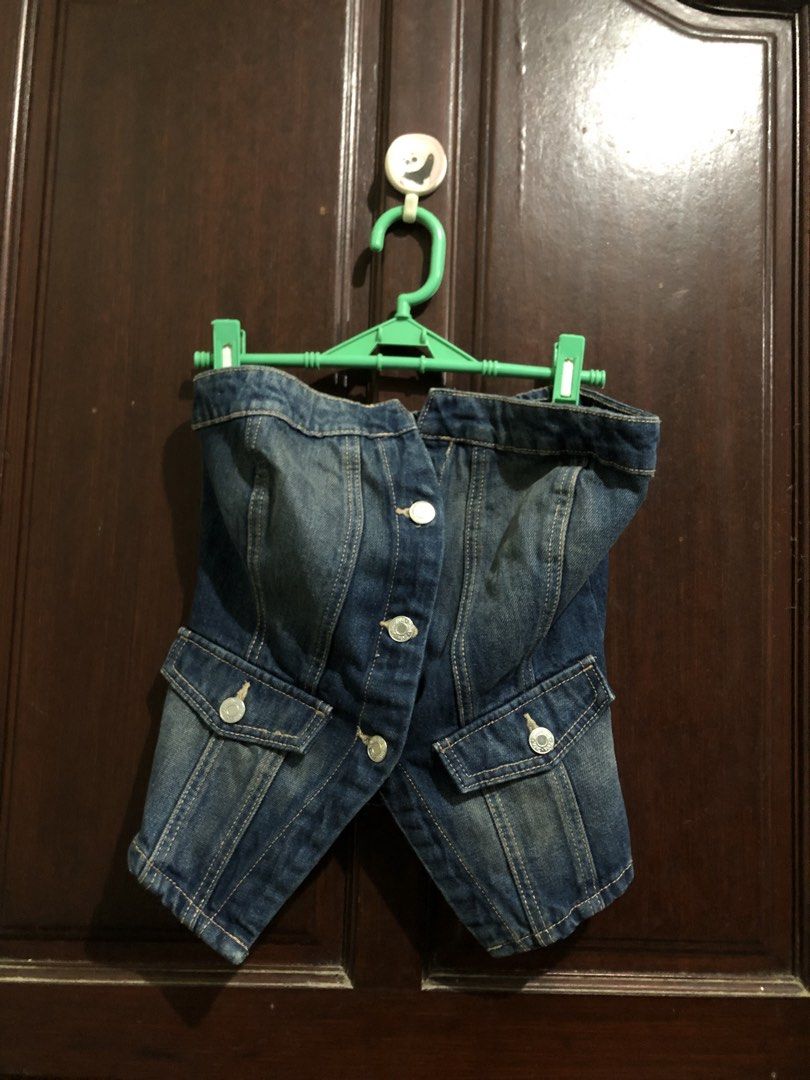 Zara Strapless TRF Denim Top (Category: Sleeveless) located in Balanga. Submitted by itsjuliaden07 (Listing ID 1469172989, Image 2). Description: .