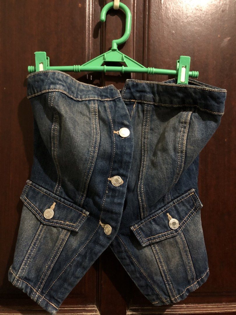 Zara Strapless TRF Denim Top (Category: Sleeveless) located in Balanga. Submitted by itsjuliaden07 (Listing ID 1469172989, Image 3). Description: .