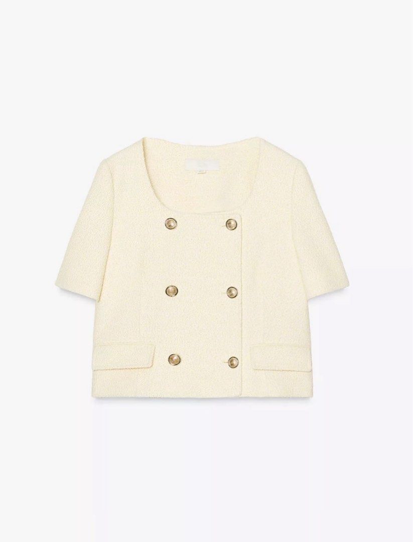 Zara Textured Top (Category: Blouses) located in Caloocan City. Submitted by gazellection.shop (Listing ID 1469231568, Image 3). Description: Size Medium BNWT.
