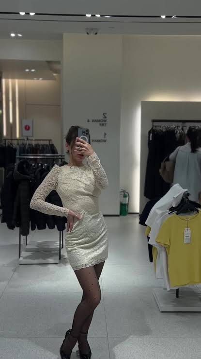 ZARA WHITE LACE DRESS (Category: Dresses) located in Makati City. Submitted by ysabellaaaa (Listing ID 1469283972, Image 1). Description: .