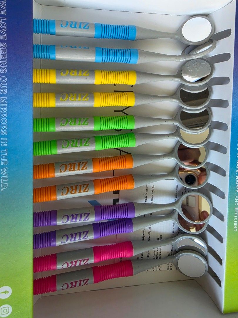ZIRC MOUTH MIRROR (Category: Everything Else Others) located in Manila. Submitted by nasser320 (Listing ID 1469197590, Image 2). Description: FS: ZIRC MOUTH MIRROR Brand new 800 pesos each 📍 sta mesa Open for meet up .