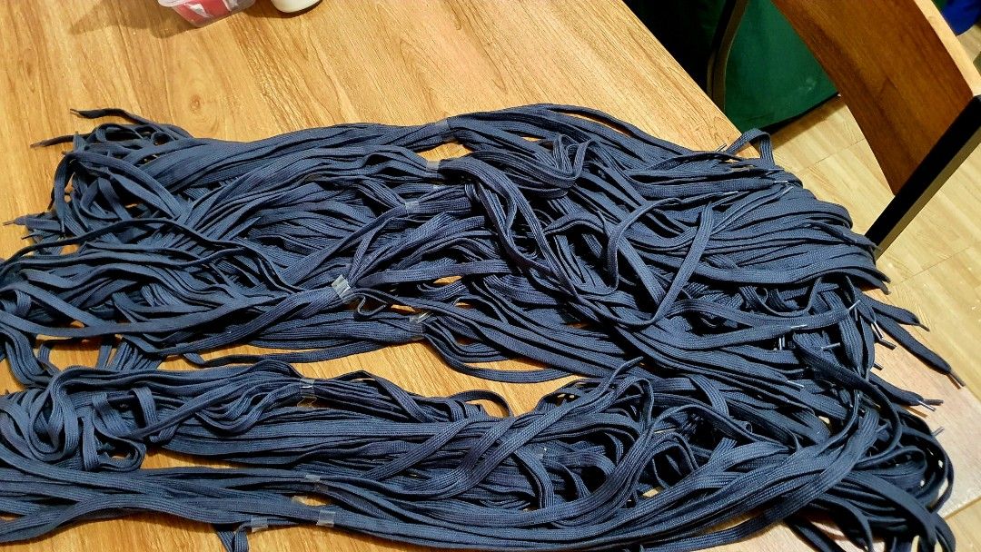 180 pcs flat shoelaces dark blue (Category: Announcements) located in Antipolo. Submitted by cassidy1900 (Listing ID 1469429009, Image 2). Description: - Color: Dark blue all brand new - Type: Flat shoelaces - Quantity: Bulk pack of 180 pieces - Ideal for: Replacing old laces or bulk stocking - Condition: Brand new and ready to use almost 5 pesos each lang free shipping.