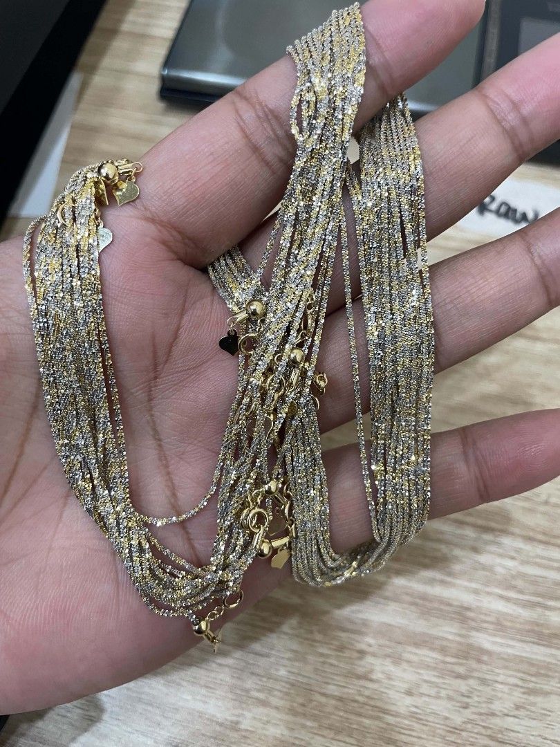 18k Saudi gold beads necklaces (Category: Necklaces) located in Manila. Submitted by bhelgoldseller2ndaccount (Listing ID 1469475946, Image 1). Description: New!!✨New!!✨New!! Authentic 18k Saudi Golds 💯pawnable/naisasanla 💯with high appraisal rate 💯good investment 💯Direct supplier price 👉OPEN for resellers 🌺please take time to evaluate their actual sizes and grams 👉Best panggift for all occasions ✅ Sold per grams not per piece Kya lowest p