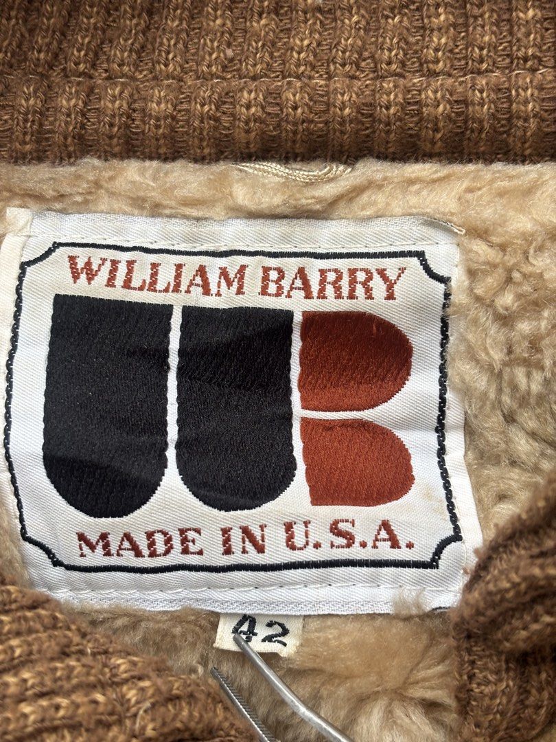1970s William Barry Corduroy Bomber Jacket (Category: Coats, Jackets and Outerwear) located in Baguio. Submitted by thecollector2600 (Listing ID 1469403117, Image 3). Description: Made in USA BOXY FIT 23” x 23”.