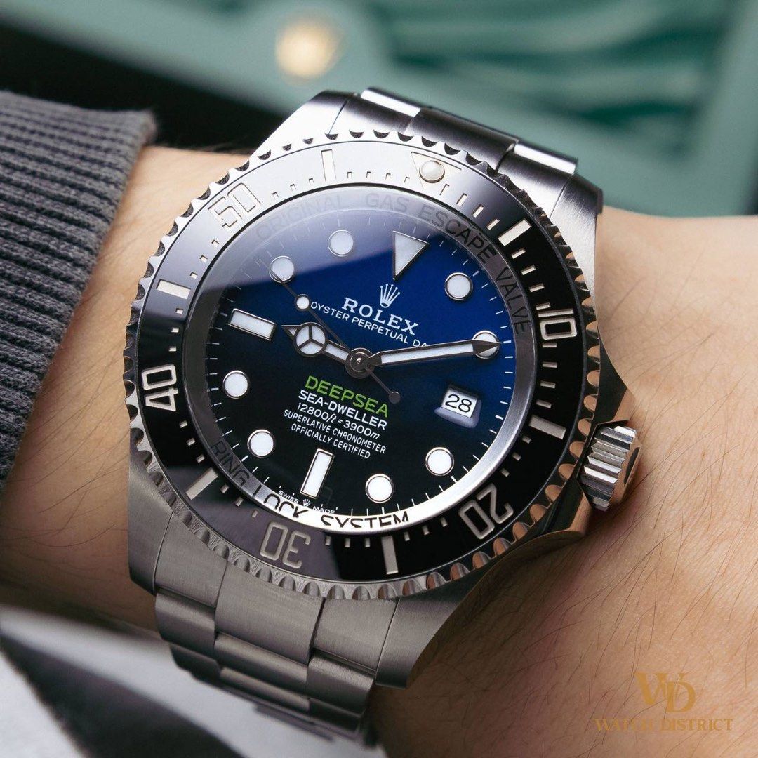 1-Owner Set June 2020 44mm Rolex Deepsea Sea-Dweller “James Cameron” 126660 Blue Dial (Category: Watches) located in Singapore. Submitted by watchdistrict (Listing ID 1469451948, Image 1). Description: 🕘 WATCH DISTRICT UPDATE 🕘 Join us for latest stocks update: [External link] Rolex Deepsea Sea-Dweller “James Cameron” 126660 Price: SGD $14,888 Watch Reference: 44mm Rolex Deepsea Sea-Dweller 126660 WD Stock Number: FPC2318 Dial Type & Colour: Bl