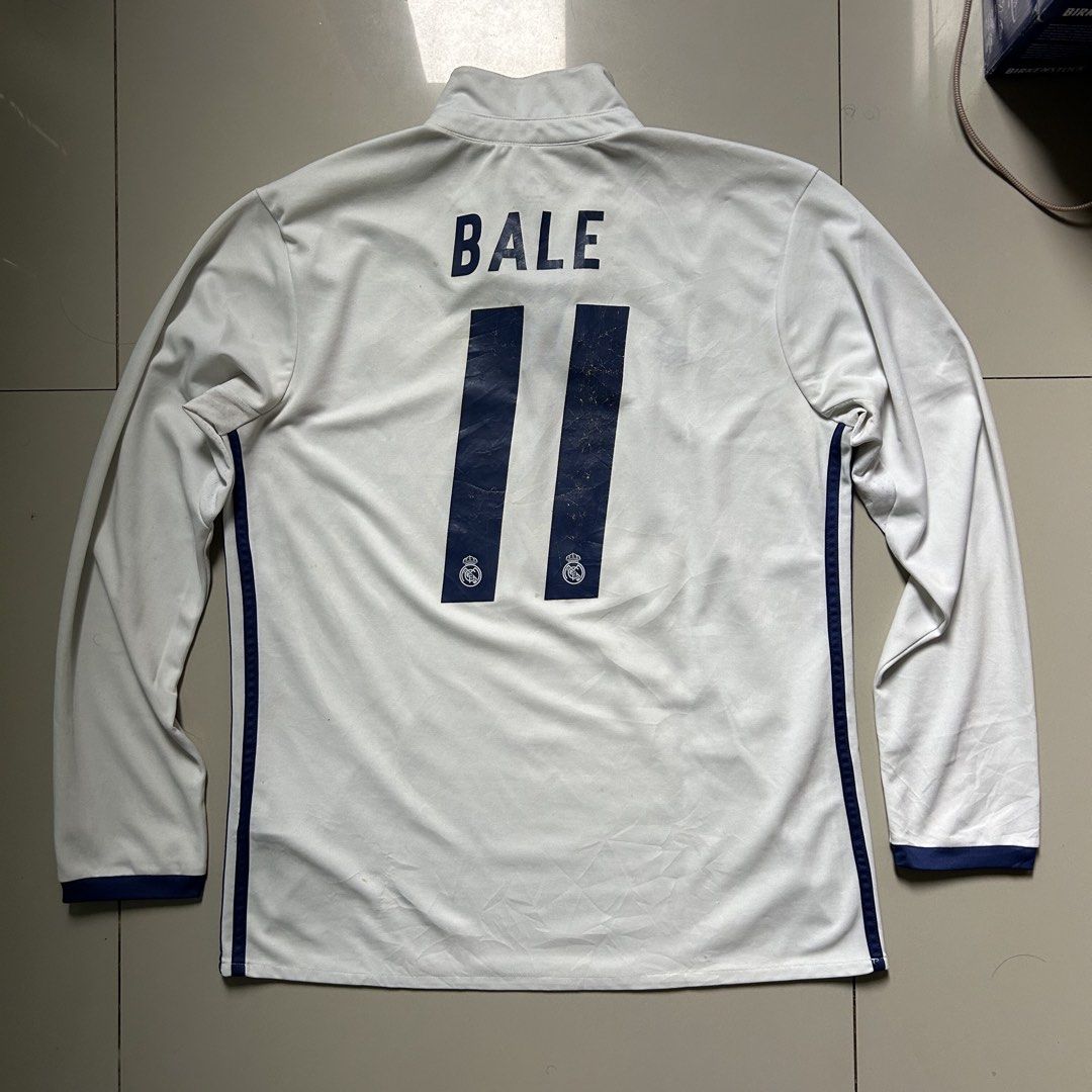 2016 Real Madrid Gareth Bale Long sleeves (Category: Tshirts & Polo Shirts ) located in Cebu City. Submitted by jeen.yuhs (Listing ID 1469438993, Image 2). Description: Adidas Size Large 22/28 Washable Stains only Excellent Condition overall .
