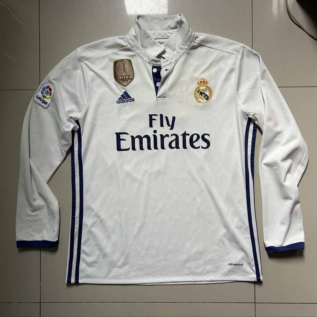 2016 Real Madrid Gareth Bale Long sleeves (Category: Tshirts & Polo Shirts ) located in Cebu City. Submitted by jeen.yuhs (Listing ID 1469438993, Image 1). Description: Adidas Size Large 22/28 Washable Stains only Excellent Condition overall .